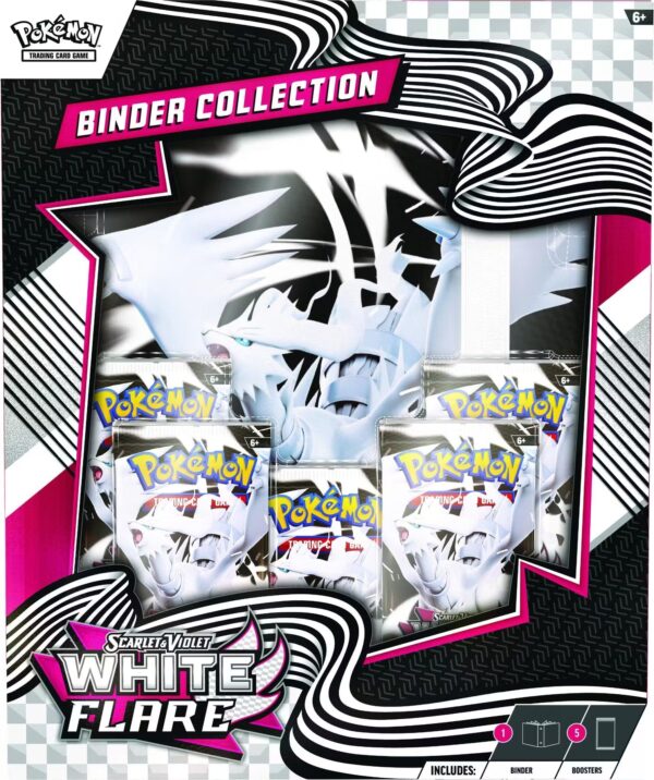 Pokemon Scarlet & Violet: White Flare Binder Collection Box