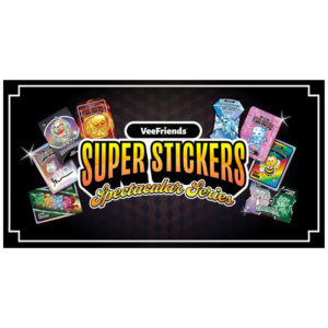 2026 VeeFriends Super Stickers Spectacular Series White Ice Hanger Box